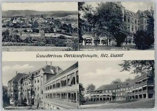 Oberkaufungen Oberkaufungen Sanatorium Maennerhaus Frauenhaus Schwesternheim * / Kaufungen /Kassel LKR