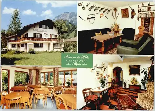 Oberstdorf Oberstdorf Hotel Pension Haus an der Halde * / Oberstdorf /Oberallgaeu LKR