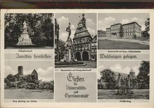 Giessen Lahn Schiffenberg Burg Gleiberg Libigdenkmal / Giessen /Giessen LKR
