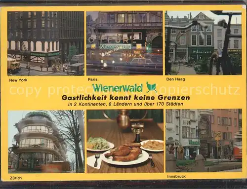Wienerwald ueberall auf der Welt / Wienerwald /Wiener Sueden