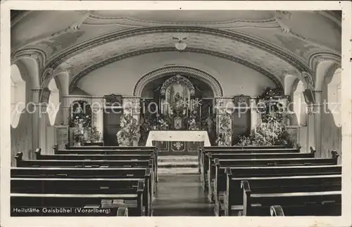 Gaisbuehel Heilstaette Kapelle Kat. Bludesch