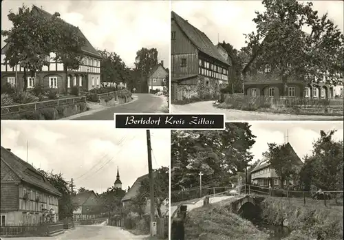 Bertsdorf Hoernitz Strassenpartie Kat. Bertsdorf Hoernitz