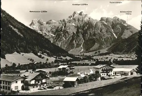 Werfenweng Blick gegen das Tennengebirge Kat. Werfenweng