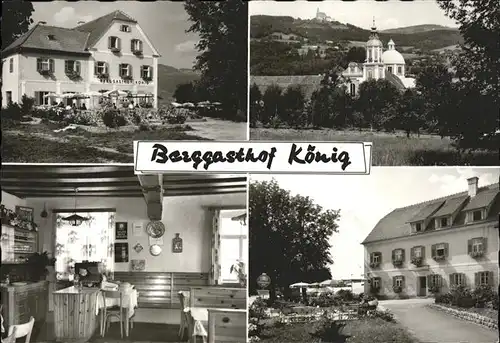 Poellauberg Berggasthof Koenig Kat. Poellauberg Steiermark