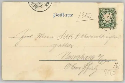 Weilheim in Oberbayern  x 1899