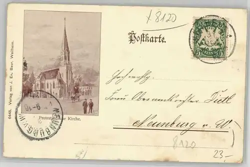 Weilheim in Oberbayern  x 1900