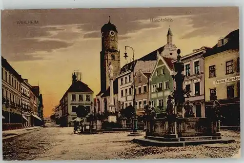 Weilheim in Oberbayern  x 1921