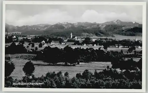 Weilheim Oberbayern Weilheim in Oberbayern  ungelaufen ca. 1955 / Weilheim i.OB /Weilheim-Schongau LKR