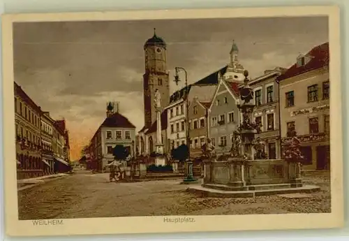 Weilheim in Oberbayern  x 1917