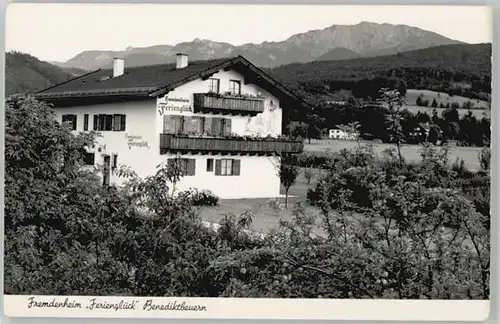 Benediktbeuern Benediktbeuern Fremdenheim Ferienglueck ungelaufen ca. 1955 / Benediktbeuern /Bad Toelz-Wolfratshausen LKR