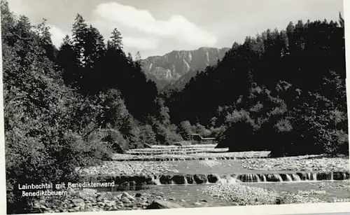 Benediktbeuern Benediktbeuern Lainbachtal ungelaufen ca. 1955 / Benediktbeuern /Bad Toelz-Wolfratshausen LKR