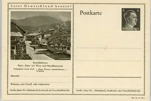 Benediktbeuern Benediktbeuern  ungelaufen ca. 1930 / Benediktbeuern /Bad Toelz-Wolfratshausen LKR