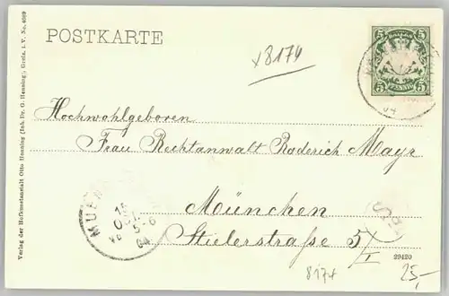 Benediktbeuern Dorfstrasse x 1904