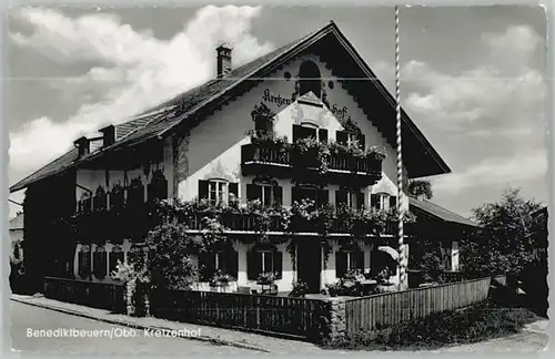 Benediktbeuern Benediktbeuern Kretzenhof ungelaufen ca. 1955 / Benediktbeuern /Bad Toelz-Wolfratshausen LKR
