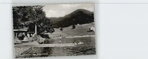 Benediktbeuern Benediktbeuern Schwimmbad ungelaufen ca. 1955 / Benediktbeuern /Bad Toelz-Wolfratshausen LKR