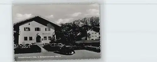 Benediktbeuern Benediktbeuern Sparkasse ungelaufen ca. 1955 / Benediktbeuern /Bad Toelz-Wolfratshausen LKR