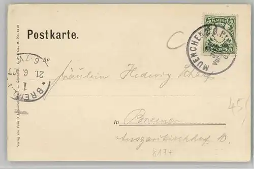 Benediktbeuern Benediktenwand x 1903