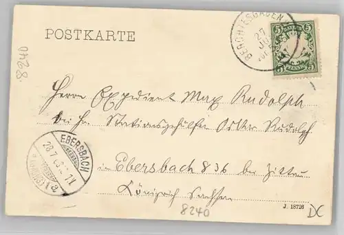 Koenigssee Koenigssee Berchtesgaden  x 1903 / Schoenau a.Koenigssee /Berchtesgadener Land LKR