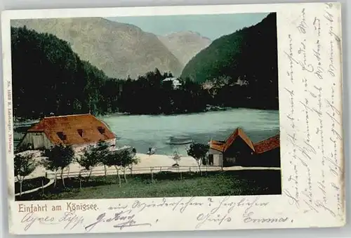 Koenigssee Koenigssee Berchtesgaden  x 1904 / Schoenau a.Koenigssee /Berchtesgadener Land LKR