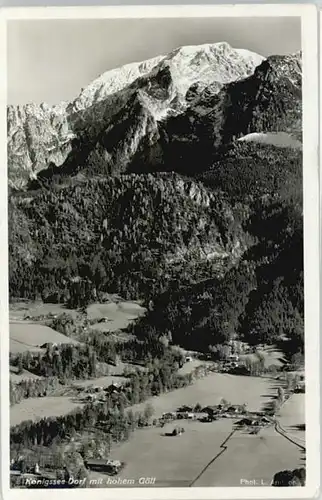 Koenigssee Koenigssee Berchtesgaden Koenigssee x 1933 / Schoenau a.Koenigssee /Berchtesgadener Land LKR