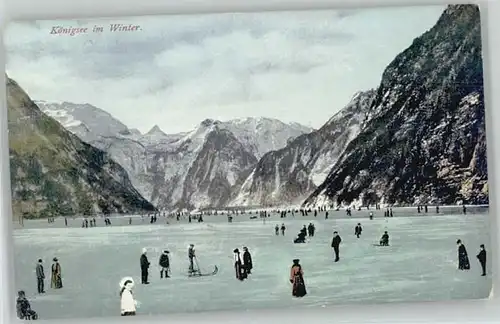 Koenigssee Koenigssee Berchtesgaden  ungelaufen ca. 1910 / Schoenau am Koenigssee /Berchtesgadener Land LKR