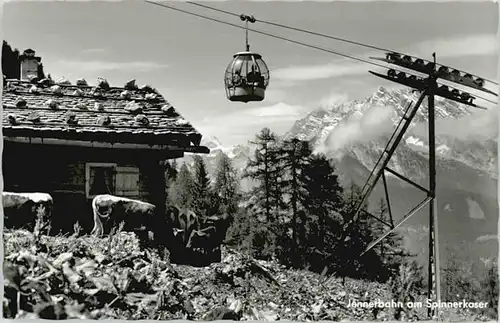 Koenigssee Koenigssee Berchtesgaden Jennerbahn ungelaufen ca. 1955 / Schoenau am Koenigssee /Berchtesgadener Land LKR