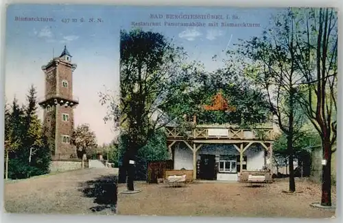 Bad Gottleuba-Berggiesshuebel Bad Gottleuba Bismarckturm Berggiesshuebel x 1928 / Bad Gottleuba-Berggiesshuebel /Saechsische Schweiz-Osterzgebirge LKR