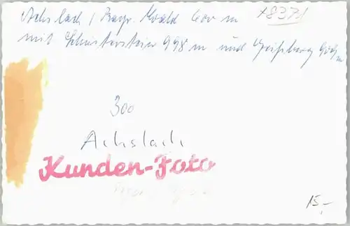 Achslach Regen  o 1966