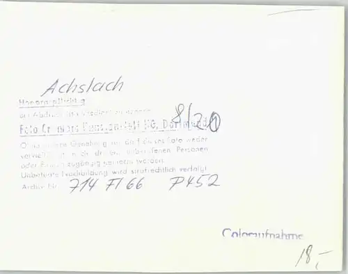 Achslach Regen Fliegeraufnahme o 1966