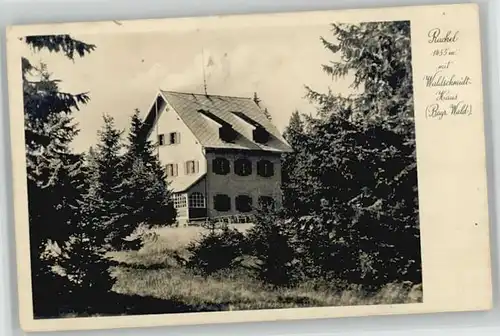 Frauenau [Stempelabschlag] Rachel Waldschmidthaus x 1937
