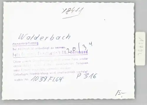 Walderbach Fliegeraufnahme o 1964