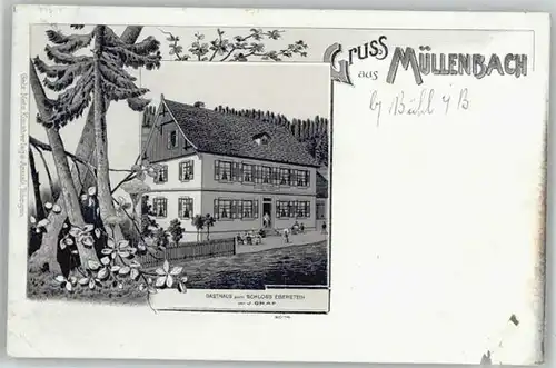 Muellenbach Buehl Gasthaus zum Schloss Eberstein * / Buehl /Rastatt LKR