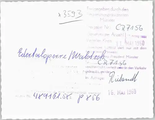 Waldeck Edersee Waldeck Edertalsperre Fliegeraufnahme * / Waldeck /Waldeck-Frankenberg LKR