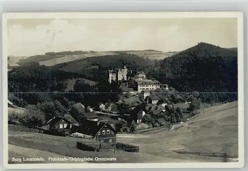 Lauenstein Oberfranken Burg Lauenstein x