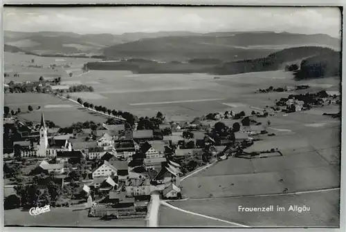 Frauenzell Allgaeu Fliegeraufnahme * 1955