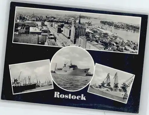 Rostock Mecklenburg-Vorpommern Rostock Hafen Dampfer * / Rostock /Rostock Stadtkreis