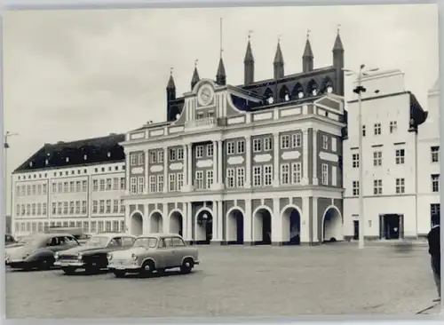 Rostock Mecklenburg-Vorpommern Rostock Rathaus * / Rostock /Rostock Stadtkreis