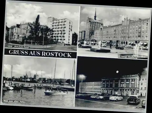 Rostock Mecklenburg-Vorpommern Rostock HOG Bahnhofs-Hotel Rathaus Lange Strasse x / Rostock /Rostock Stadtkreis