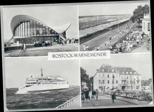 Rostock Mecklenburg-Vorpommern Rostock Faehrschiff Warnemuende FDGB Erholungsheim am Alten Strom x / Rostock /Rostock Stadtkreis