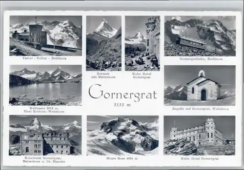 Gornergrat Zermatt Gornergrat Breithorn Kellensee Weisshorn Kulm Hotel  * / Gornergrat /Rg. Zermatt