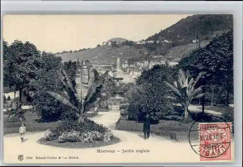 Montreux VD Montreux Jardin Anglais x / Montreux /Bz. Vevey