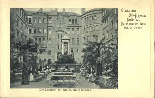 Berlin Berlin Loewenhof St Georg Brunnen * / Berlin /Berlin Stadtkreis