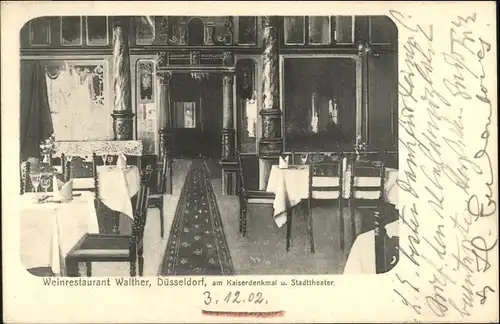 Duesseldorf Duesseldorf Restaurant Walther x / Duesseldorf /Duesseldorf Stadtkreis