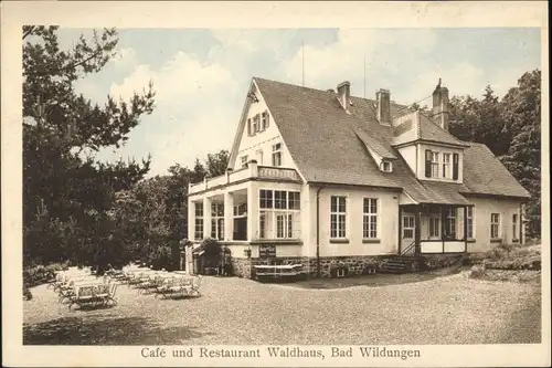 Bad Wildungen Bad Wildungen Cafe Restaurant Waldhaus * / Bad Wildungen /Waldeck-Frankenberg LKR