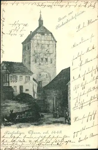 Neckarbischofsheim Neckarbischofsheim Fuenfeckiger Turm x / Neckarbischofsheim /Heidelberg Stadtkreis