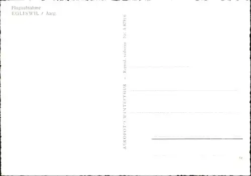 Egliswil Egliswil Fliegeraufnahme * / Egliswil /Bz. Lenzburg