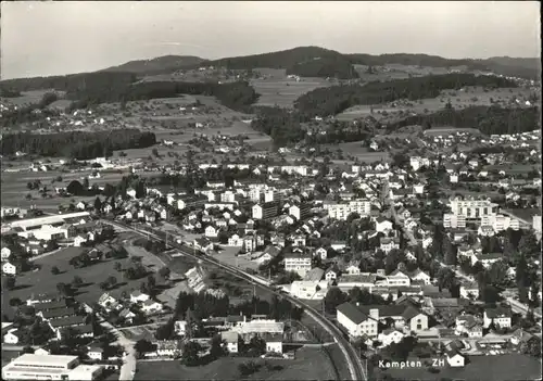 Wetzikon ZH Wetzikon Kempten Fliegeraufnahme  * / Wetzikon ZH /Bz. Hinwil