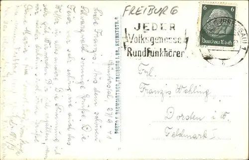 Freiburg Breisgau Freiburg Breisgau [Stempelabschlag] Guenterstal x / Freiburg im Breisgau /Breisgau-Hochschwarzwald LKR