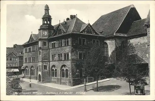 Nordhausen Thueringen Nordhausen Thueringen Rathaus Markt x / Nordhausen /Nordhausen LKR