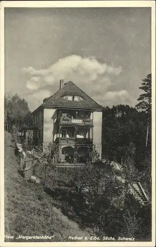 Rathen Saechsische Schweiz Rathen Haus Margaretenhoehe * / Rathen Sachsen /Saechsische Schweiz-Osterzgebirge LKR